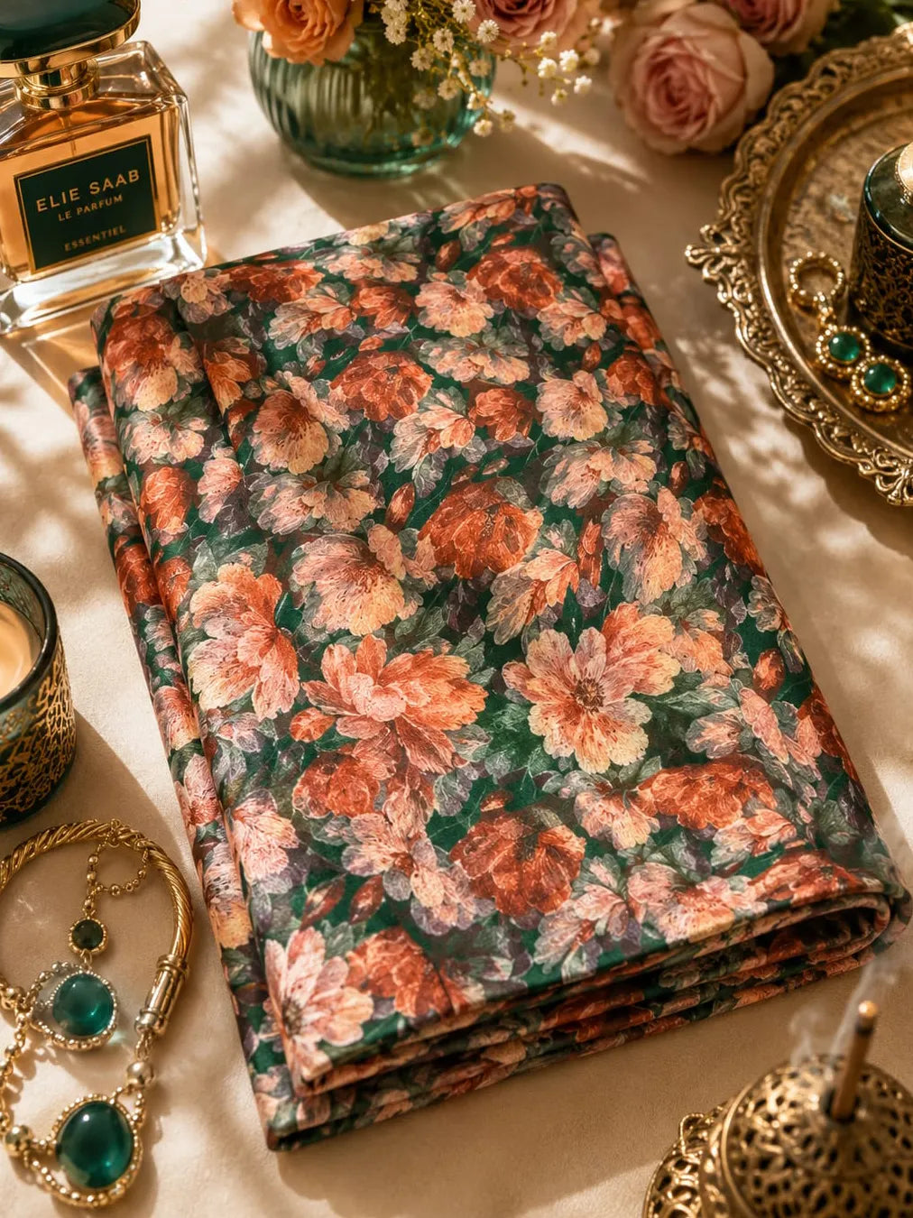 Al Hosn Swiss Cotton Floral Grace in Every Fold