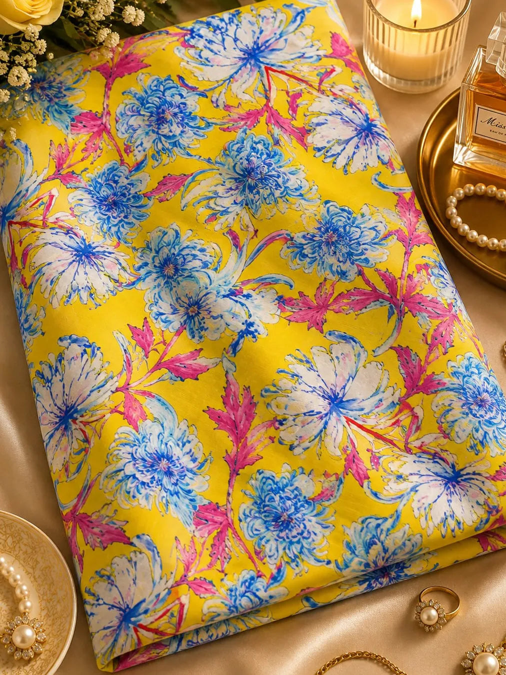 SUNSHINE IN EVERY BLOOM — AL HOSN SWISS COTTON