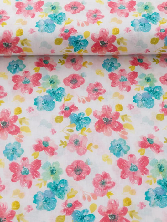 Sunshine Floral Cotton Poplin for Every Beautiful Creation