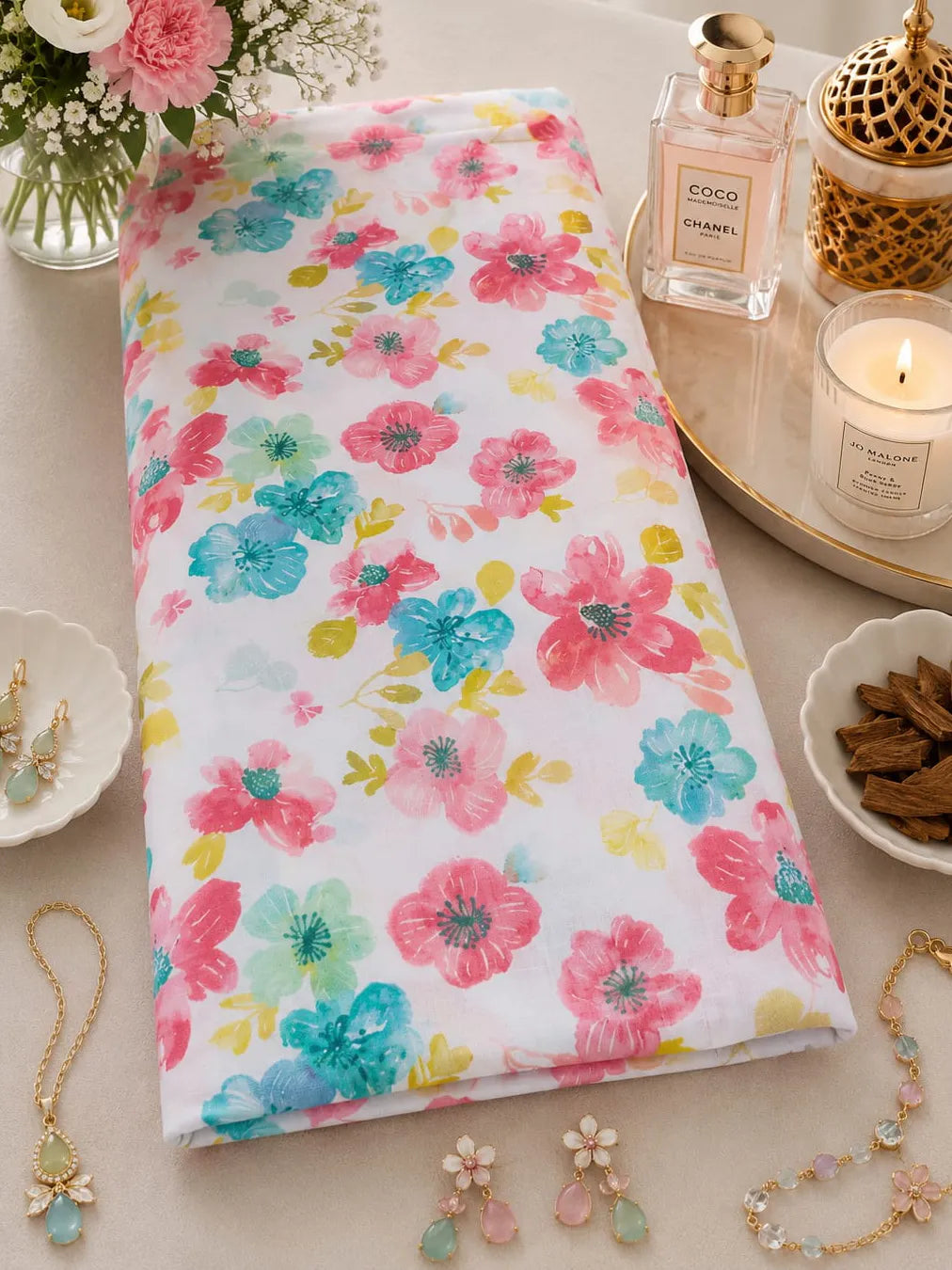 Sunshine Floral Cotton Poplin for Every Beautiful Creation