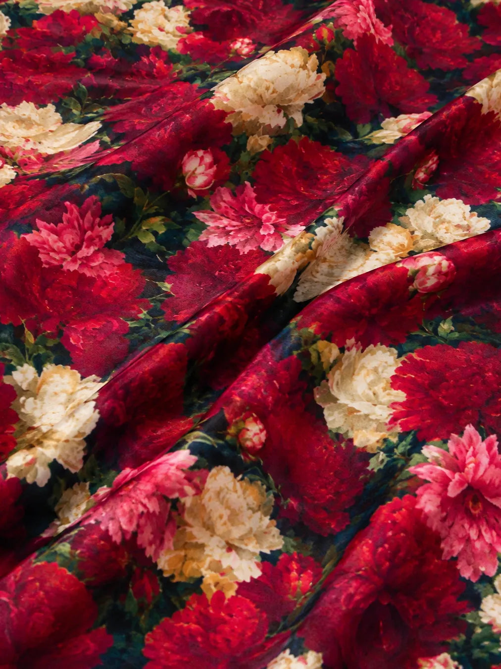 Al Hosn Swiss Cotton Vibrant Florals, Effortless Grace
