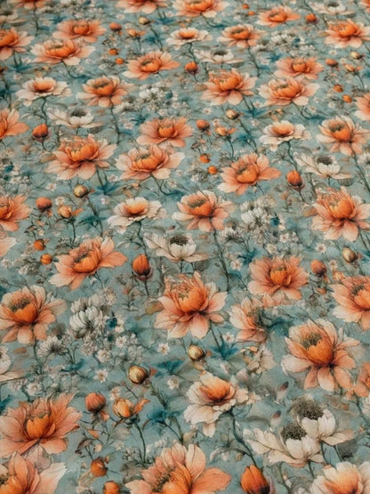 Al Hosn Swiss Cotton Soft Hues, Radiant Blooms, Endless Elegance