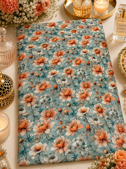 Al Hosn Swiss Cotton Soft Hues, Radiant Blooms, Endless Elegance