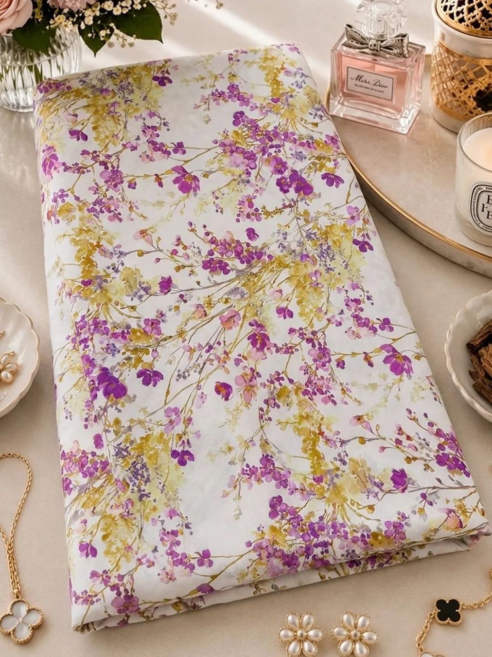 AL HOSN SWISS COTTON — A TOUCH OF FLORAL GRACE