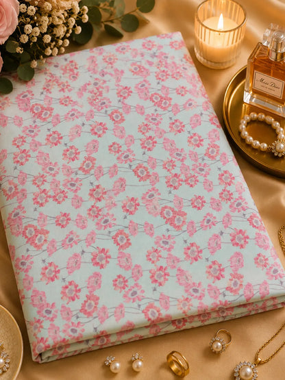 BLUSHING BLOOMS — THAILAND COTTON POPLIN