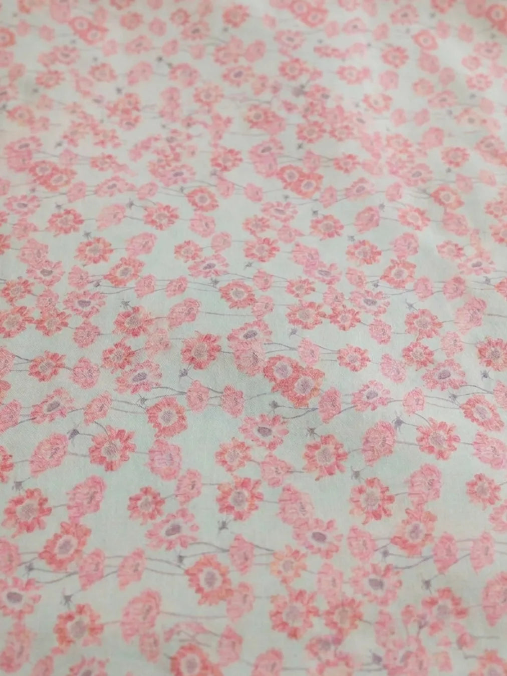 BLUSHING BLOOMS — THAILAND COTTON POPLIN