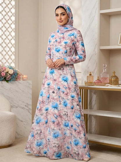 Al Hosn Swiss Cotton A Symphony of Soft Blooms