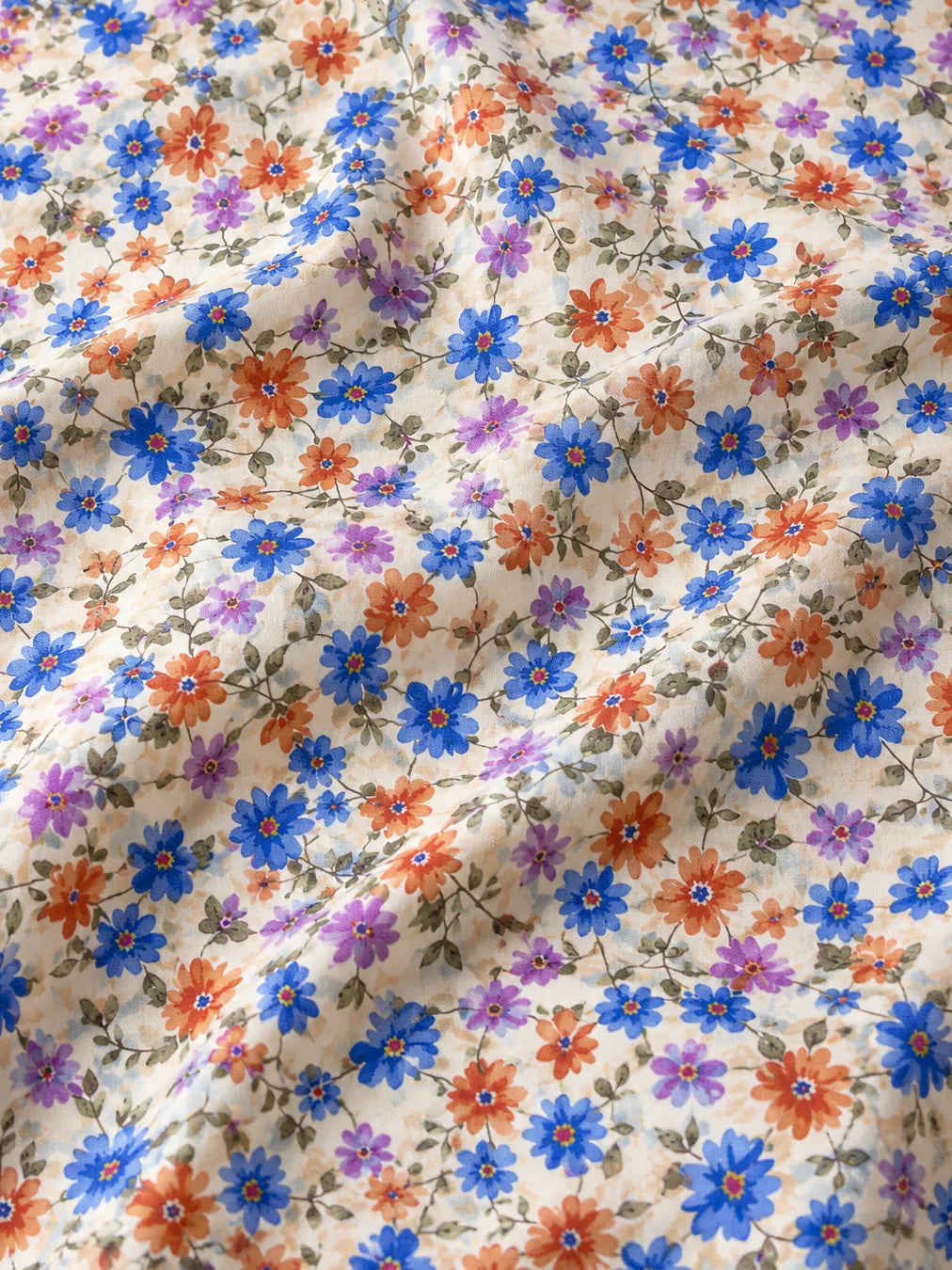 COLOURFUL MEADOW — THAILAND COTTON POPLIN