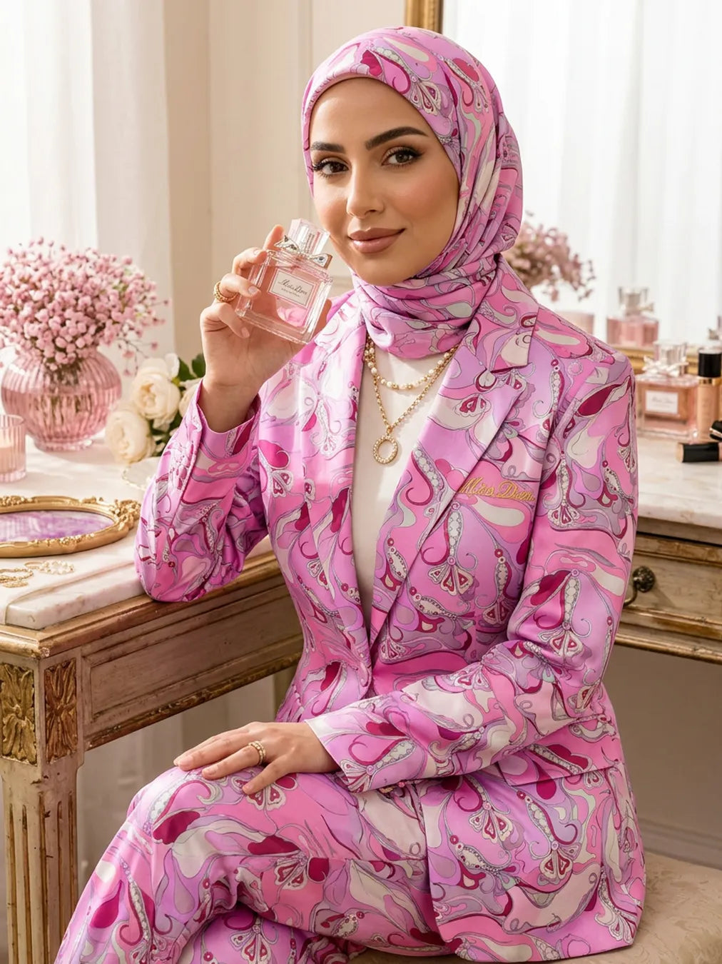 Al Hosn Swiss Cotton Ocean Hues, Effortless Grace