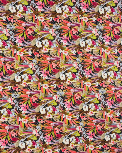 Elegant Multicolor Flower Fabric – Soft Luxury Dress Material Swiss Cotton
