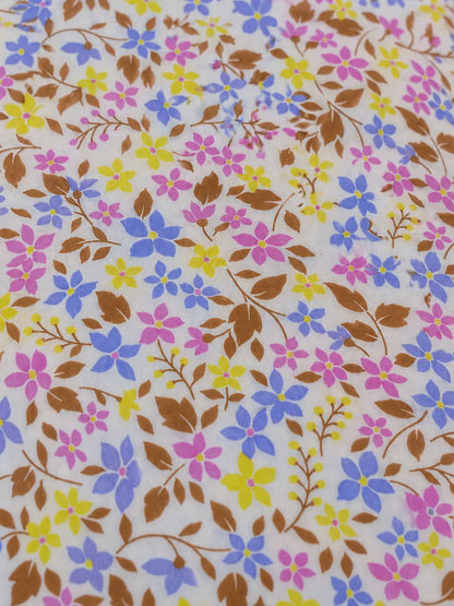Spring Petal Symphony – Luxury Floral Cotton Poplin