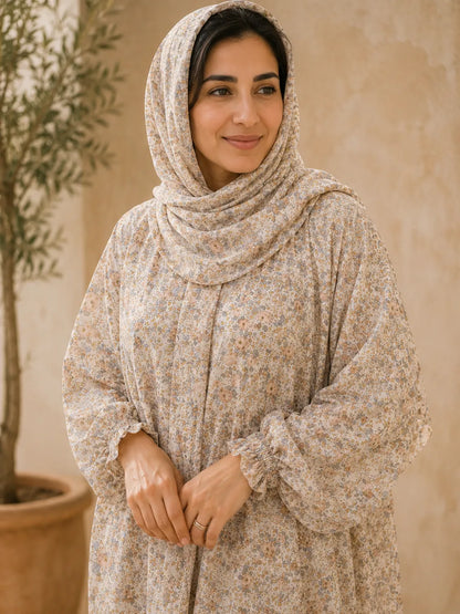 Desert Rose Garden – Soft & Breathable Cotton Poplin