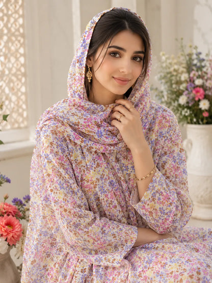 Spring Petal Symphony – Luxury Floral Cotton Poplin