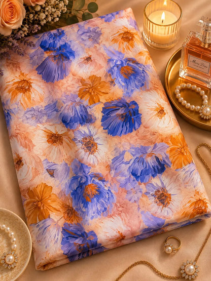 FLORAL GRACE IN PREMIUM SWISS COTTON