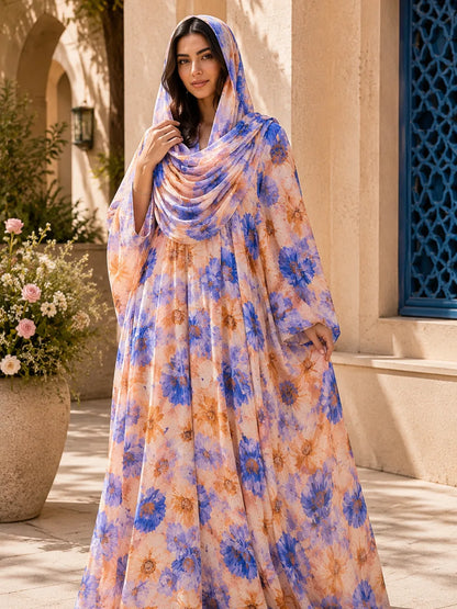 FLORAL GRACE IN PREMIUM SWISS COTTON