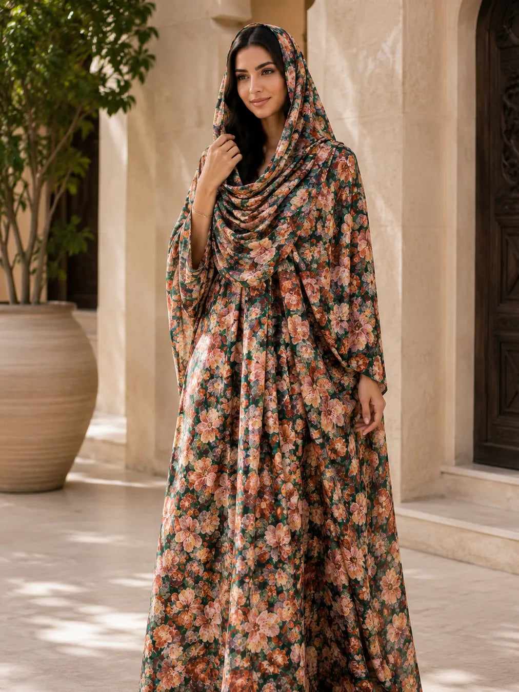 Al Hosn Swiss Cotton Floral Grace in Every Fold