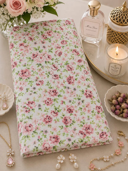 Pastel Rose Garden – Premium Thailand Cotton Collection
