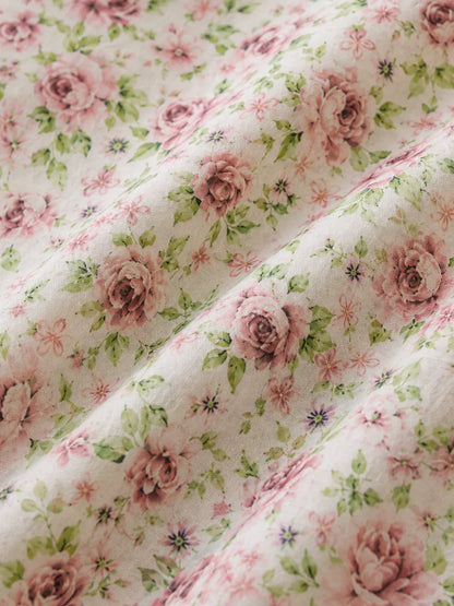 Pastel Rose Garden – Premium Thailand Cotton Collection