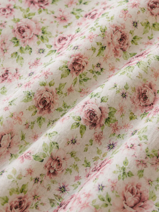 Pastel Rose Garden – Premium Thailand Cotton Collection