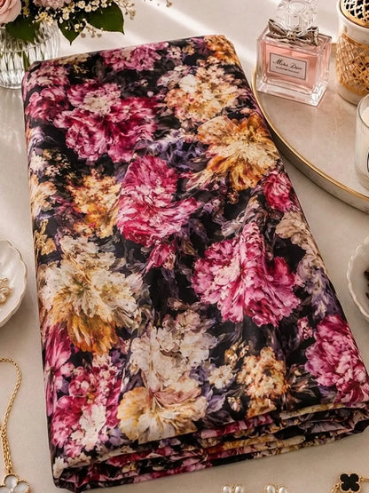MIDNIGHT BLOOMS, TIMELESS GRACE — AL HOSN SWISS COTTON