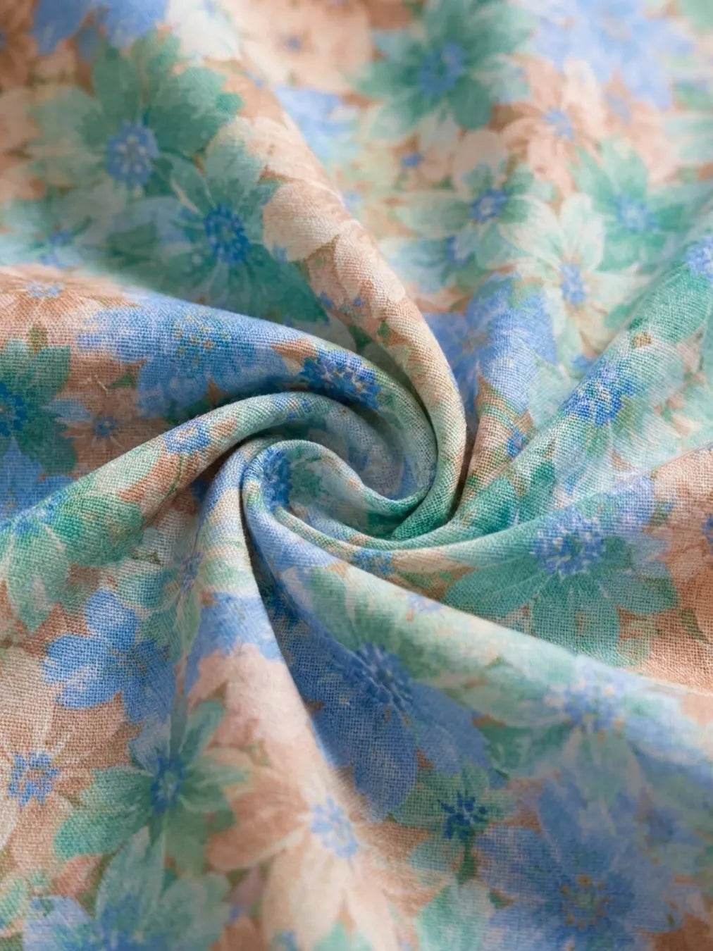 OCEAN BLOOMS — THAILAND COTTON POPLIN