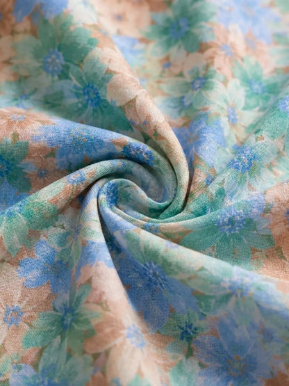 OCEAN BLOOMS — THAILAND COTTON POPLIN
