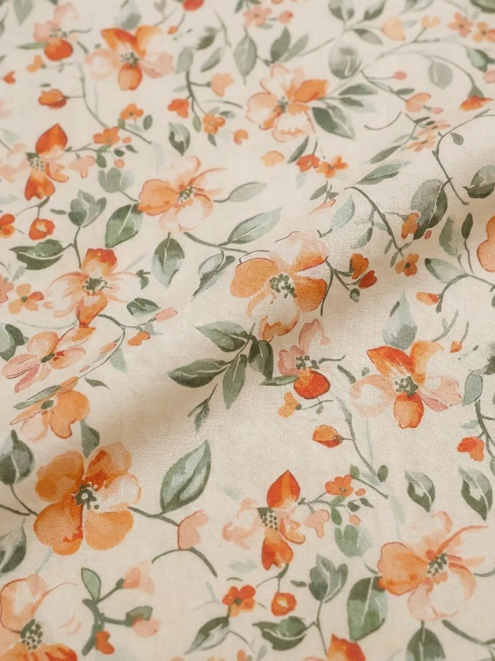 PEACH BLOSSOM ELEGANCE - THAILAND COTTON POPLIN
