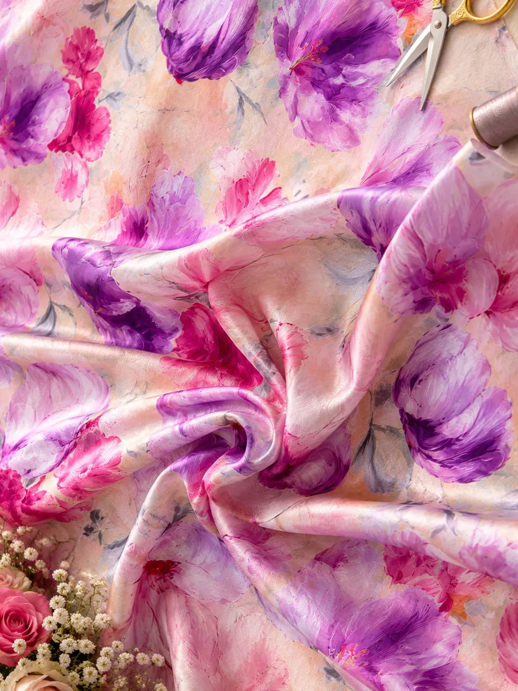 PETALS OF PURE ELEGANCE — AL HOSN SWISS COTTON