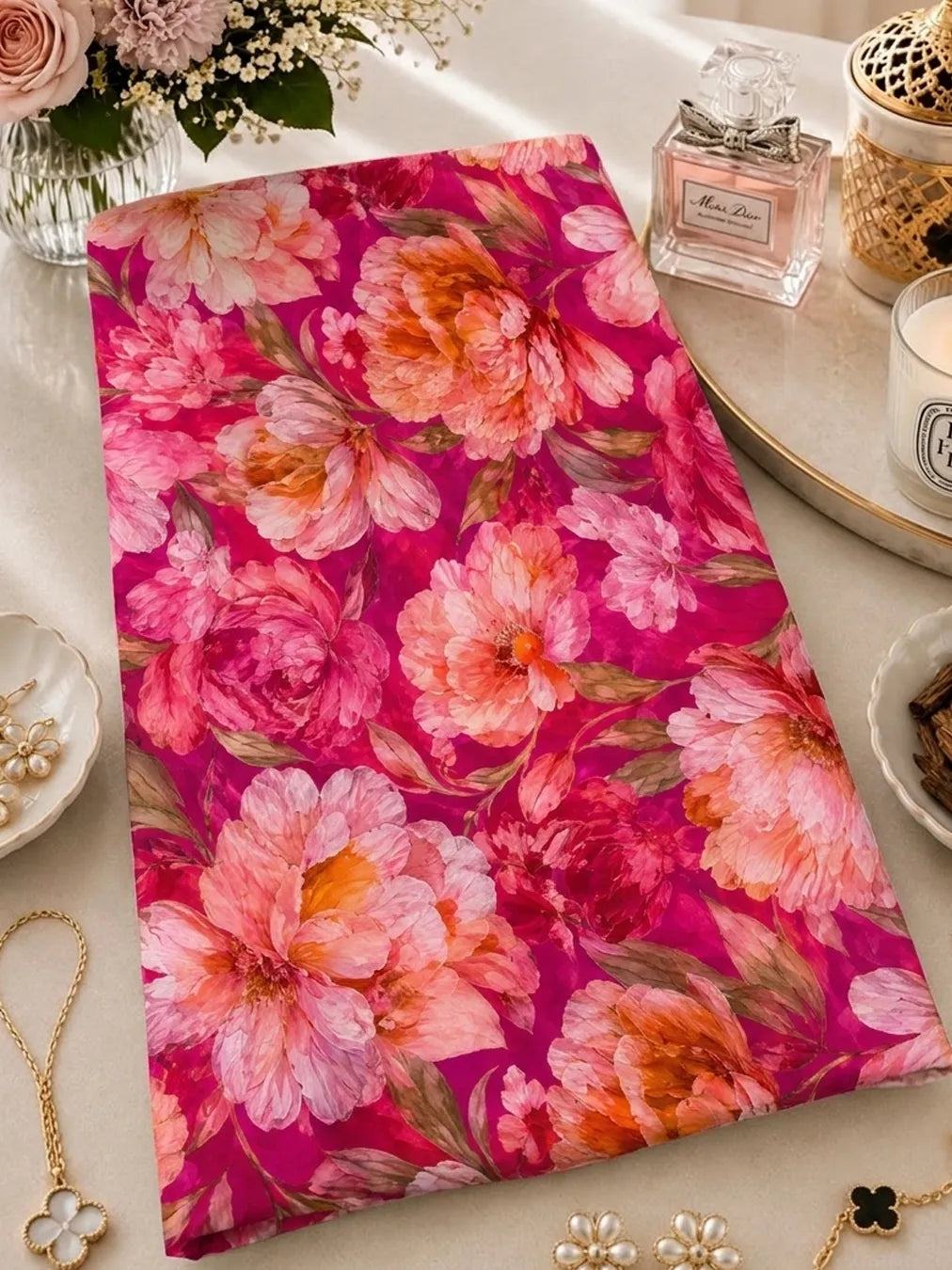 PINK IN FULL BLOOM — AL HOSN SWISS COTTON
