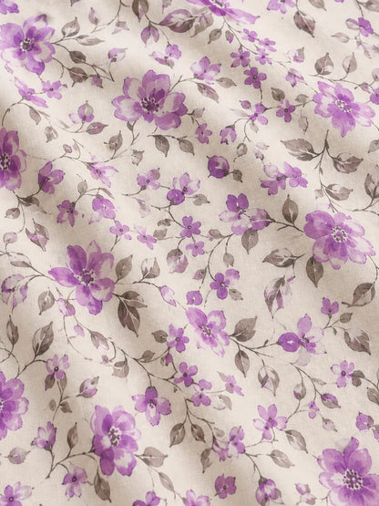 PURPLE BLOOM — THAILAND COTTON POPLIN