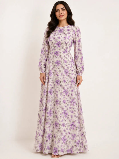 PURPLE BLOOM — THAILAND COTTON POPLIN