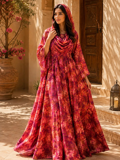RADIANT RUBY ELEGANCE — AL HOSN SWISS COTTON