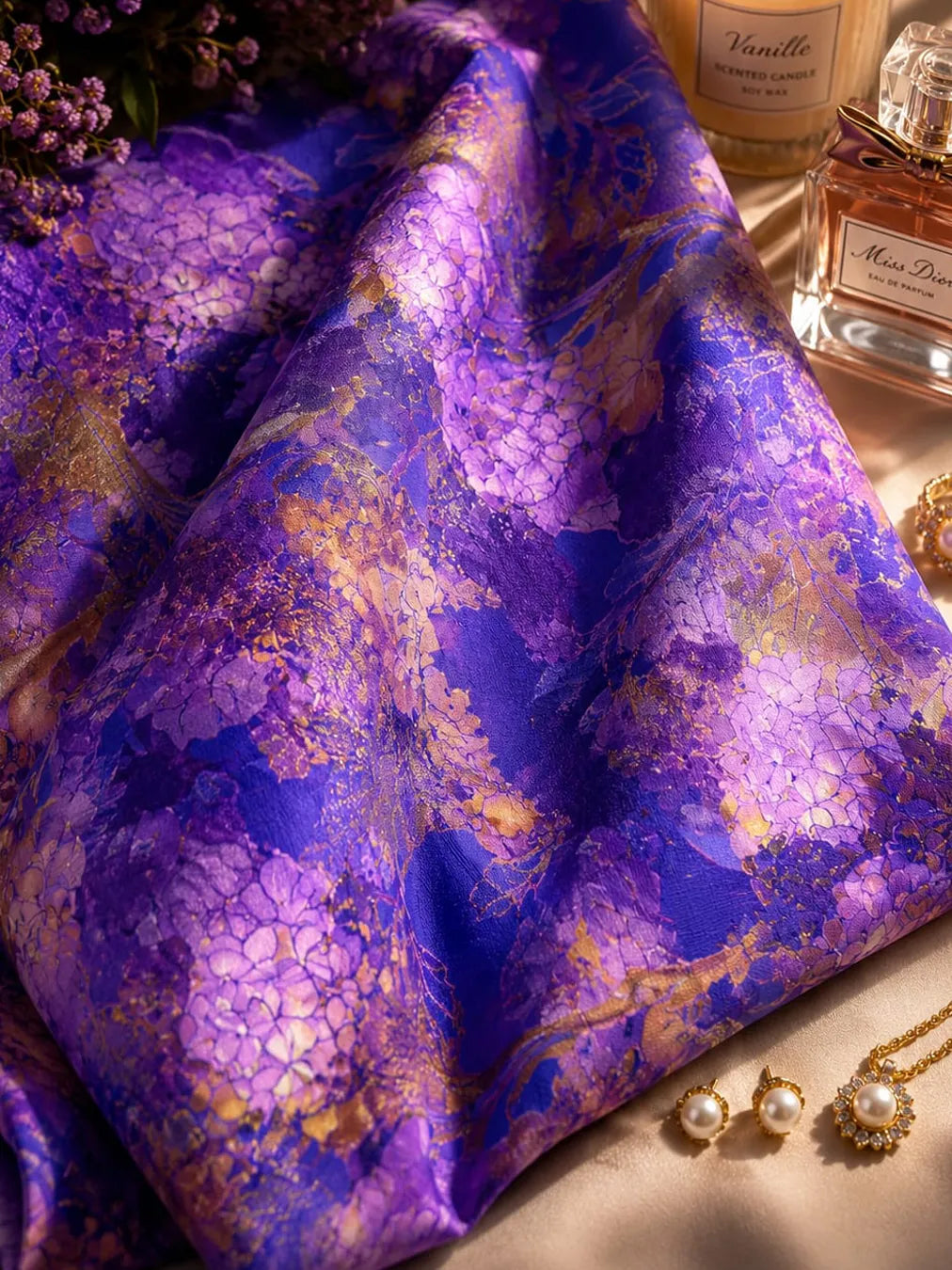 ROYAL PURPLE, TIMELESS ELEGANCE — AL HOSN SWISS COTTON