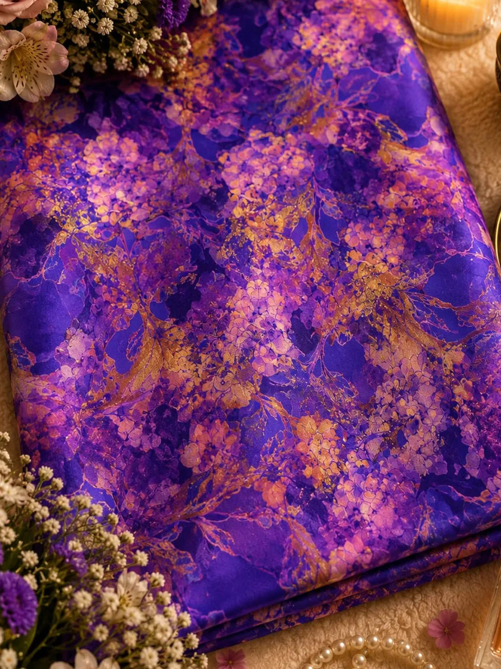 ROYAL PURPLE, TIMELESS ELEGANCE — AL HOSN SWISS COTTON