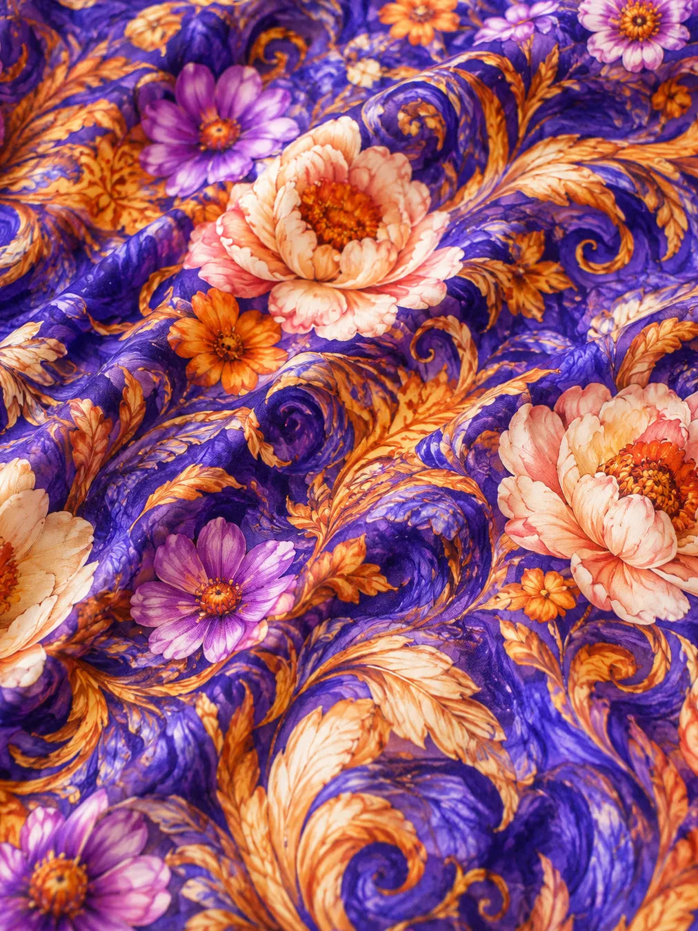 Al Hosn Swiss Cotton Bold Florals. Beautifully Refined