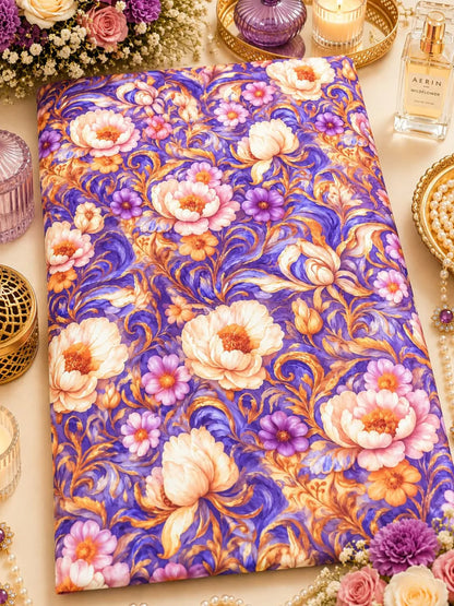 Al Hosn Swiss Cotton Bold Florals. Beautifully Refined
