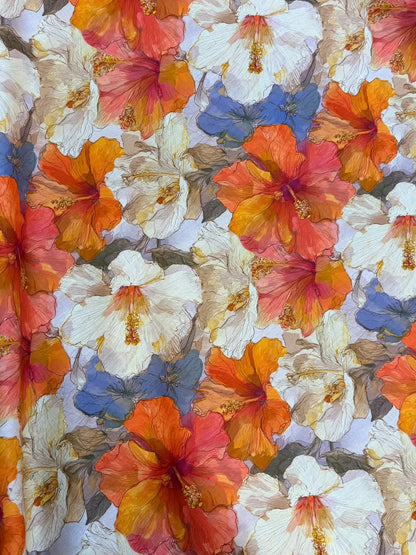 SUNSET BLOOMS, TIMELESS ELEGANCE — AL HOSN SWISS COTTON