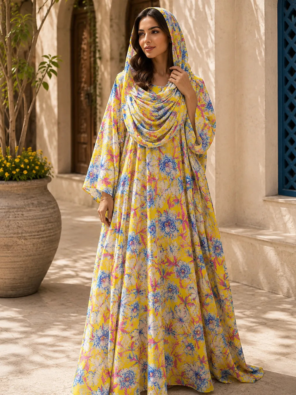 SUNSHINE IN EVERY BLOOM — AL HOSN SWISS COTTON