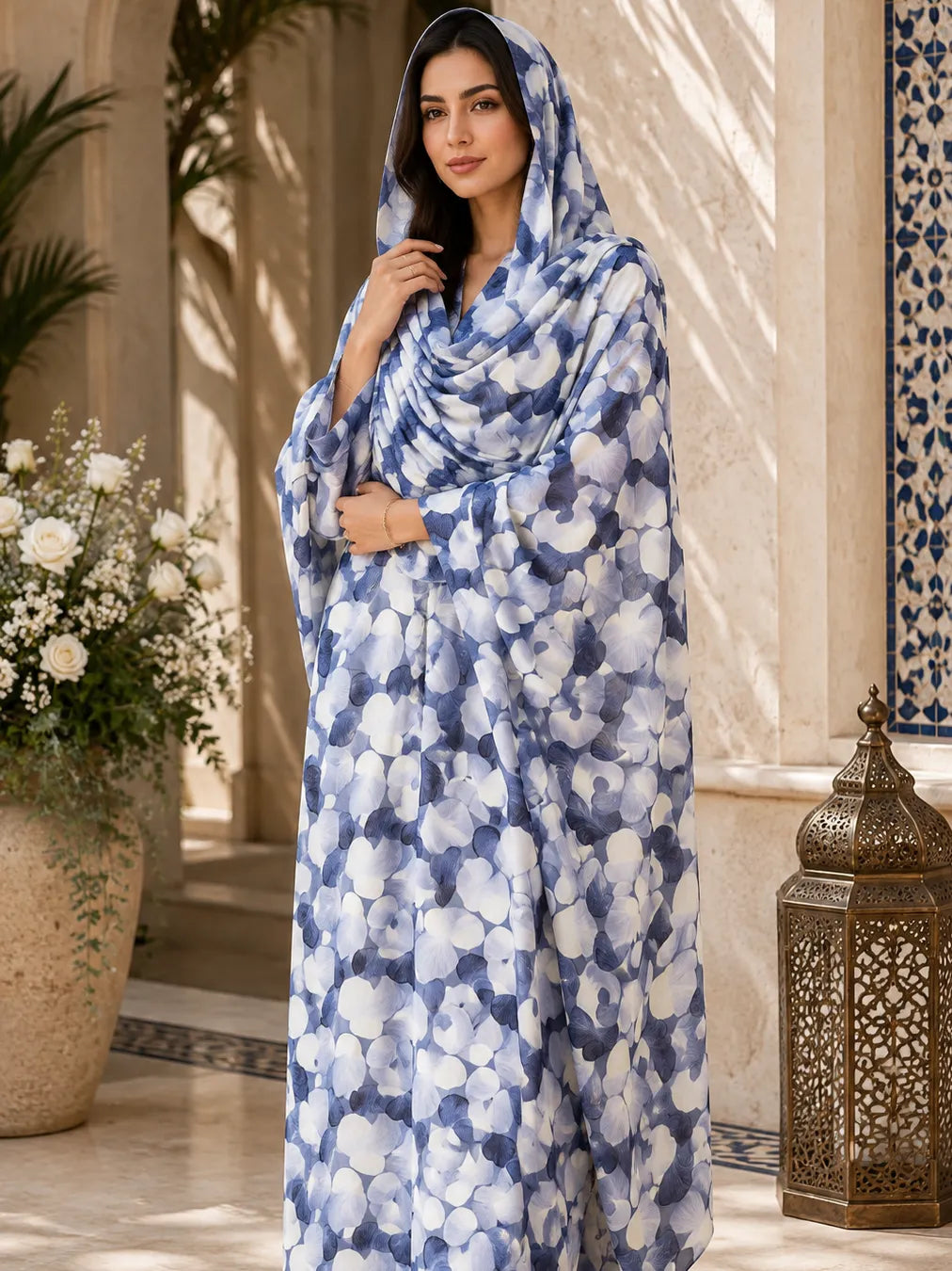 Al Hosn Swiss Cotton Ocean Hues, Effortless Grace
