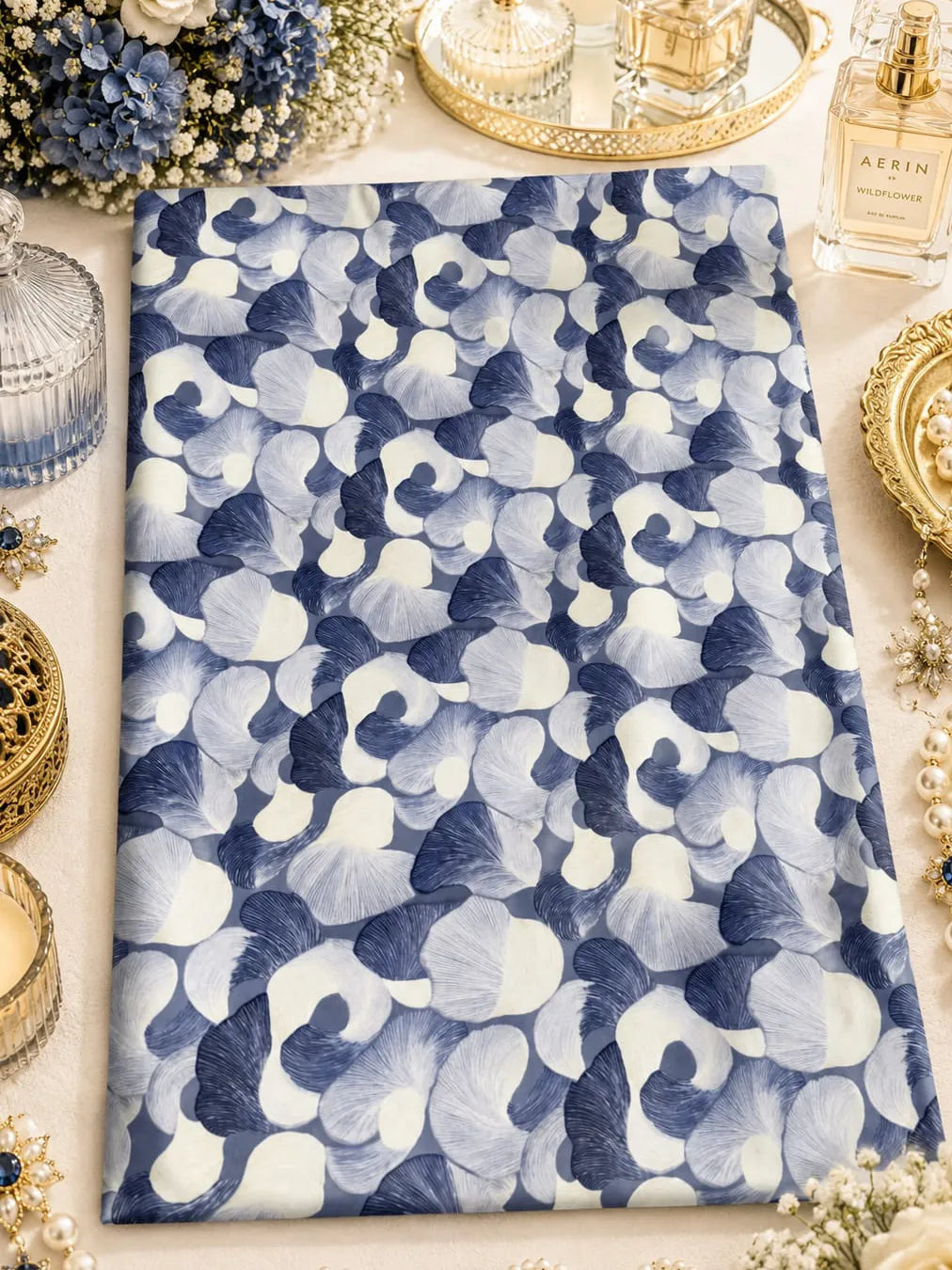 Al Hosn Swiss Cotton Ocean Hues, Effortless Grace