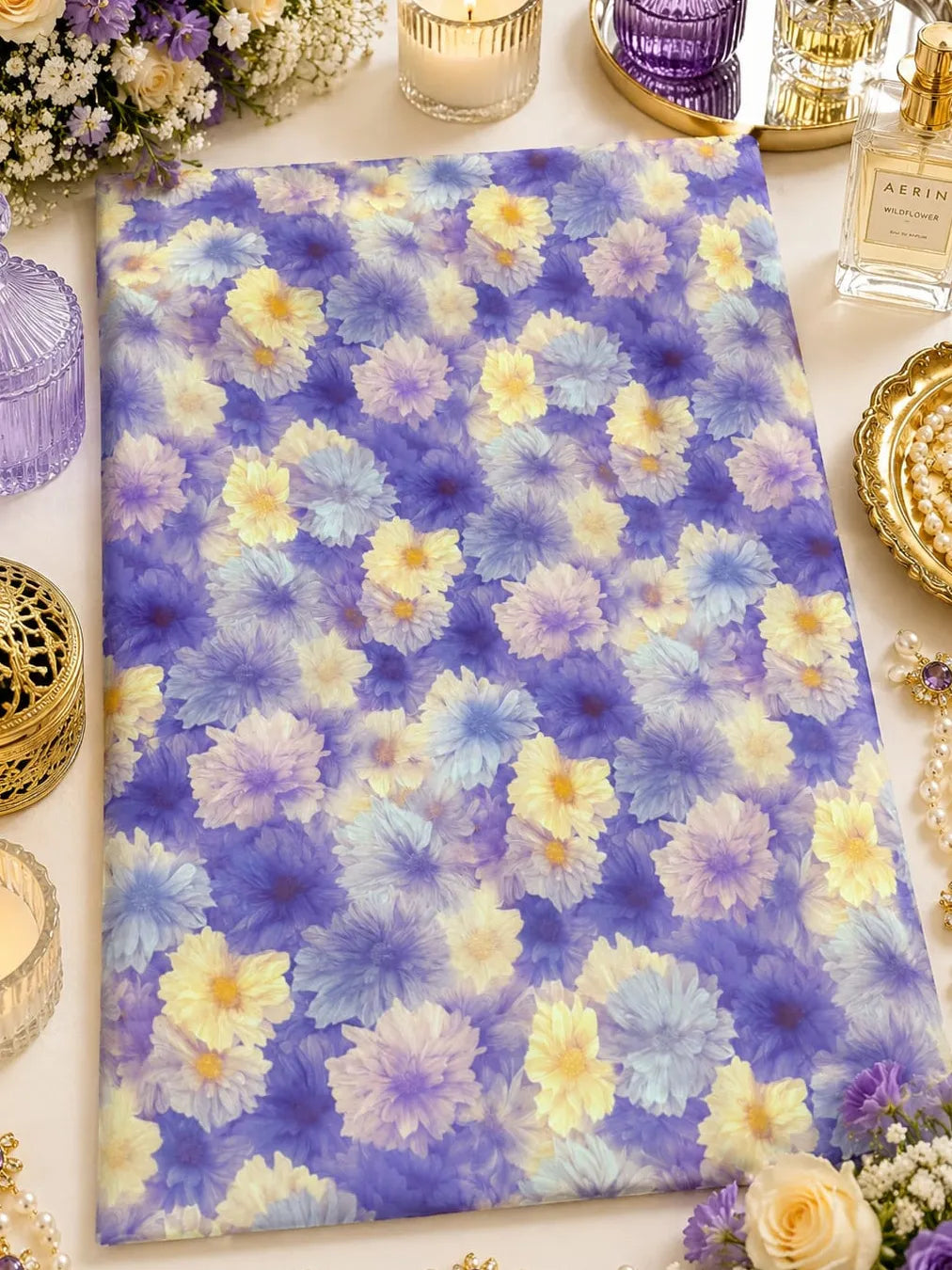 Al Hosn Swiss Cotton Floral Elegance, Woven in Every Shade