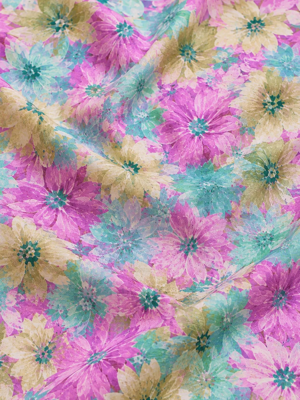 TROPICAL BLOOM — THAILAND COTTON POPLIN
