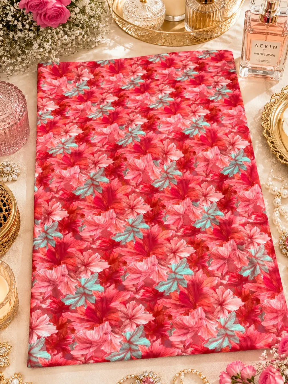 Al Hosn Swiss Cotton Bloom with Confidence, Draped in Beauty