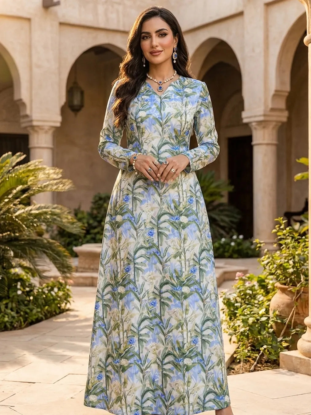 Al Hosn Swiss Cotton Botanical Beauty, Effortlessly Elegant