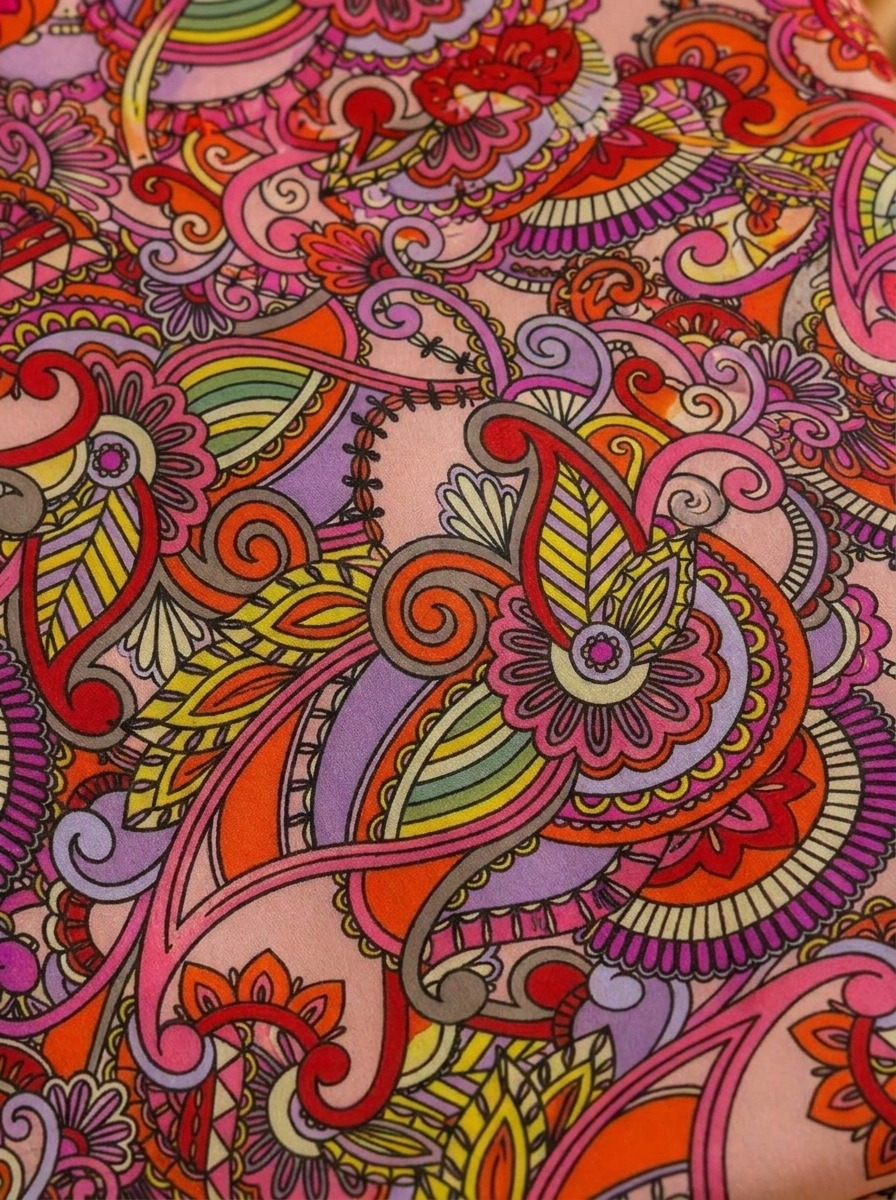PAISLEY IN PINK — AL HOSN SWISS COTTON